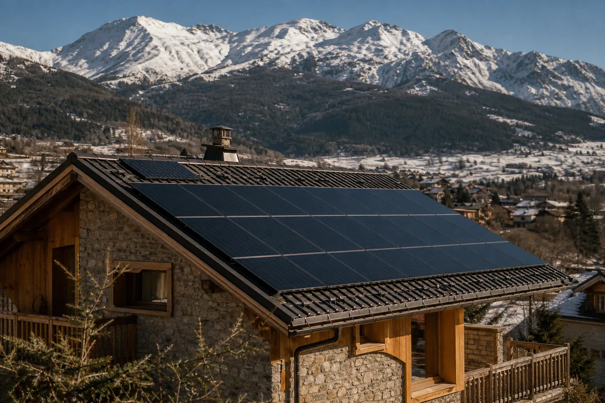 Altitude et photovoltaïque à Villar-Saint-Pancrace (1 280 m) : un rendement dopé par le froid