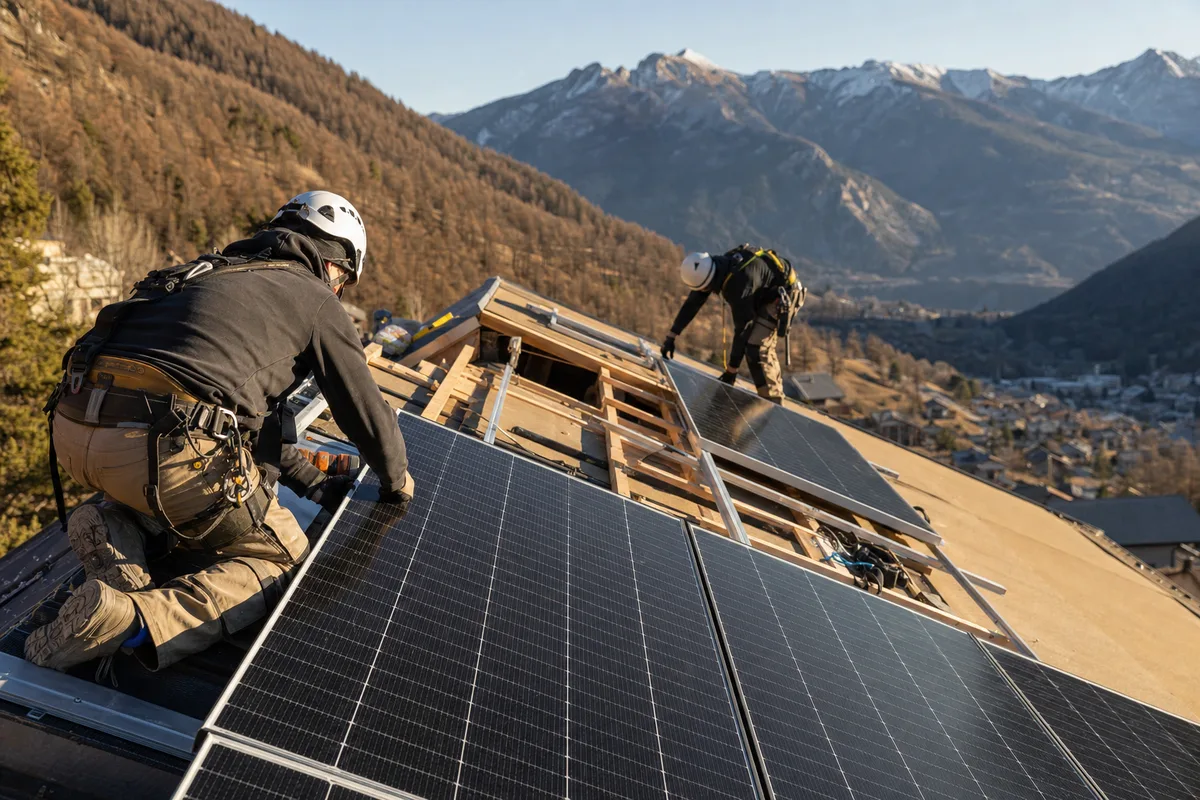 Installation de panneaux photovoltaïques à Villar-Saint-Pancrace