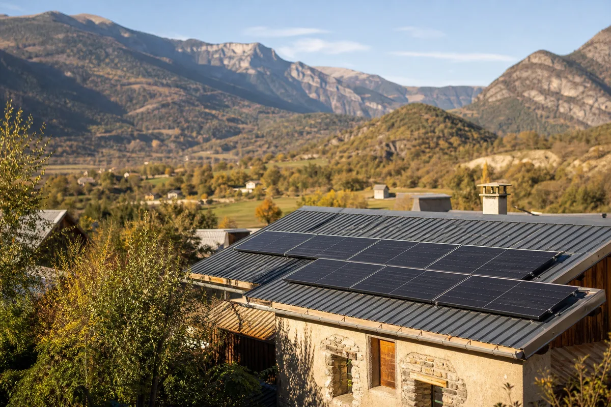 Panneau solaire Saint-Martin-de-Queyrières (05120) : installation photovoltaïque